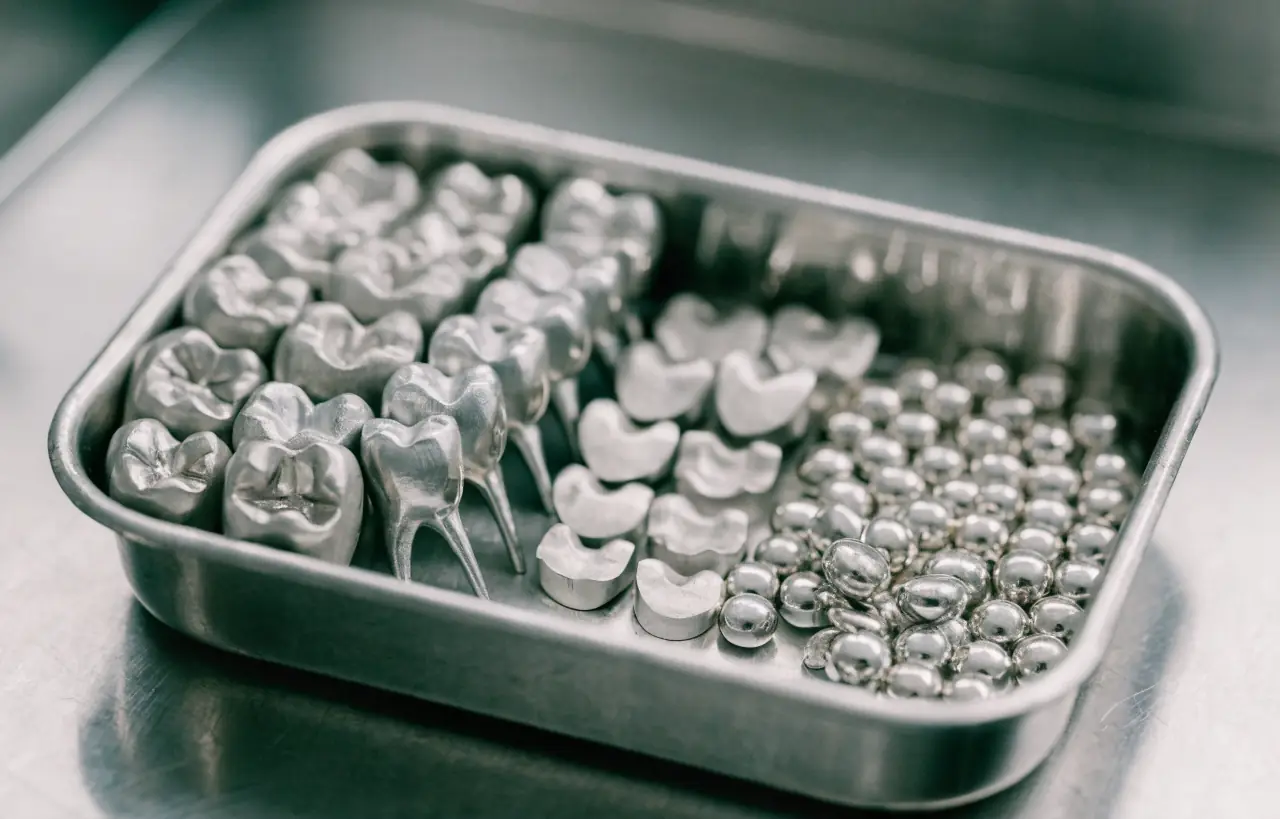 Dental laboratories silver-bearing material prepared for review