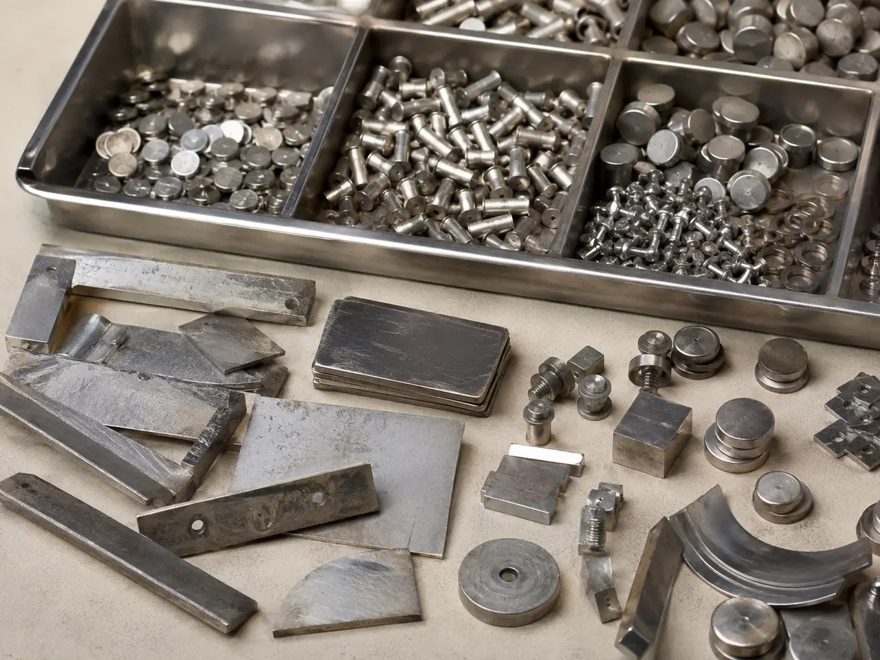 Industrial silver wire, tubing, sheet, and contacts
