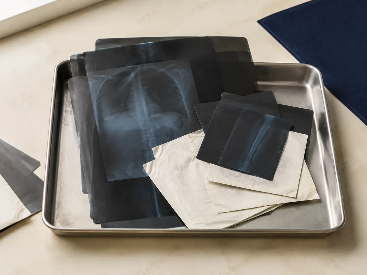 Medical X-ray film and industrial NDT film prepared for recycling